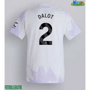 Manchester United Diogo Dalot #2 Bortatröja 2025-26 Kortärmad